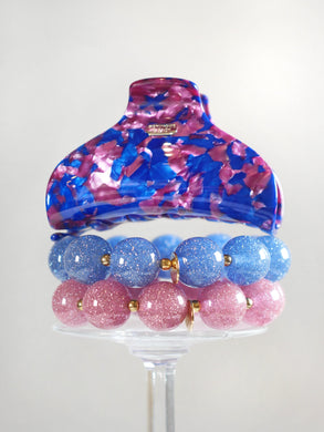 Pince multi - Bleu électrique et rose