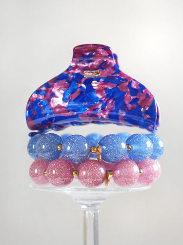 Pince multi - Bleu électrique et rose