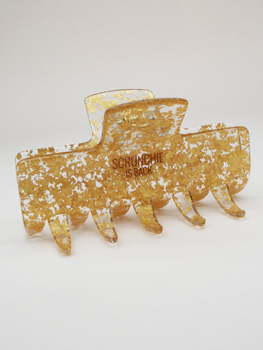 Pince Dorina - Feuilles d'or (2 tailles)
