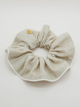Chouchou en lin beige