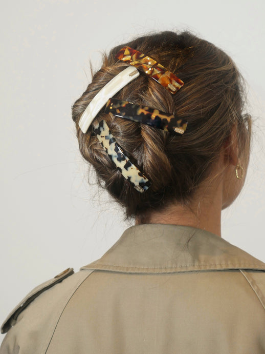 Acetate barrette 9 cm (5 colors)