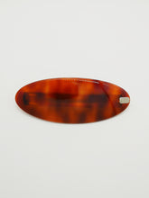 Barrette acétate ovale 10 cm (13 coloris)