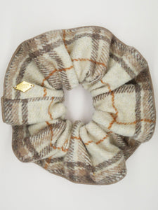 Chouchou laine tartan beige - Solange