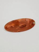 Barrette acétate ovale 10 cm (8 coloris)