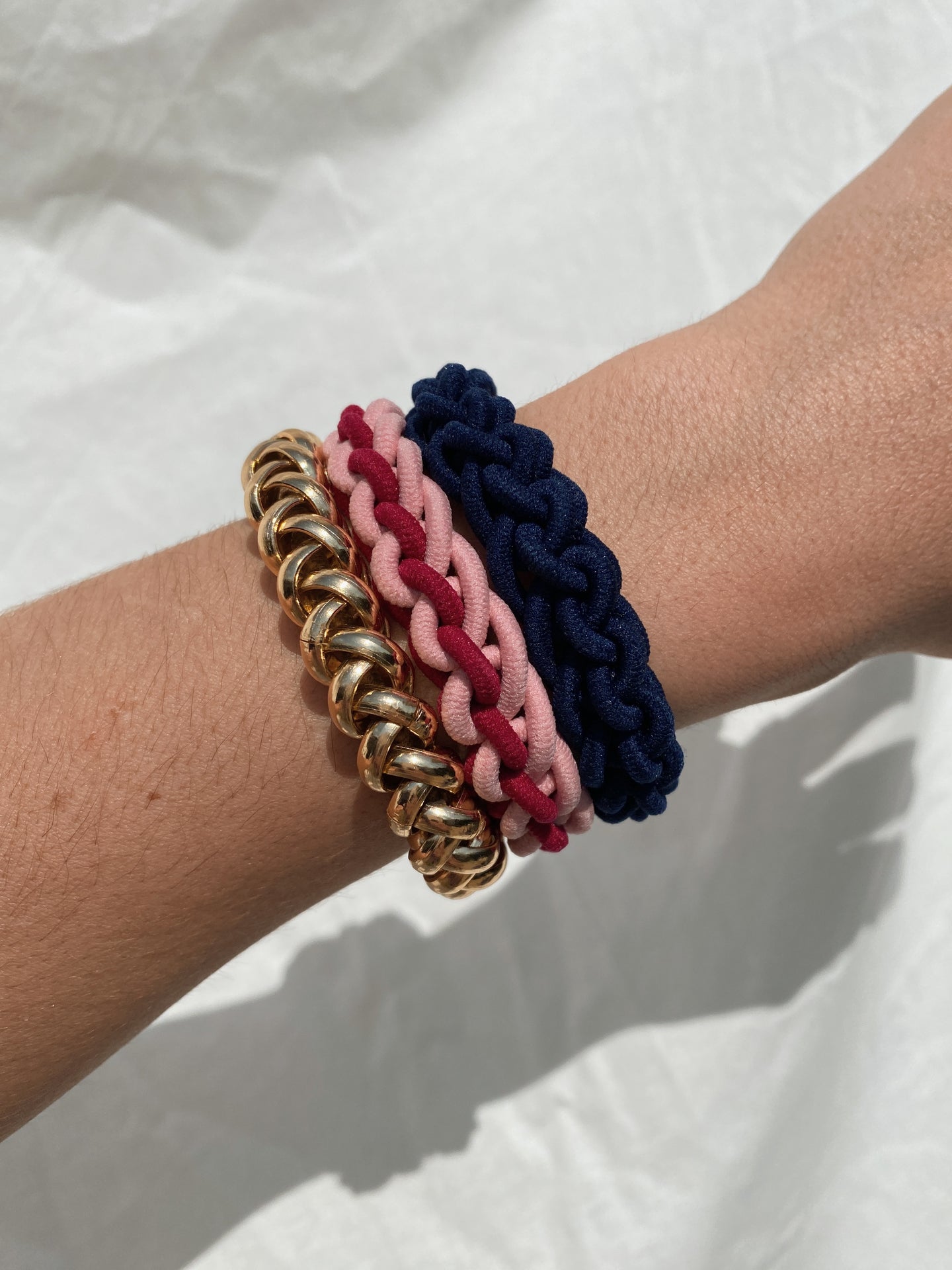 Bichou bracelet - Tissé bleu marine