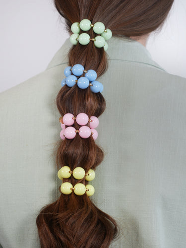 Scrunchie Velours Noir Avec Cristaux - Chouchou Brillant Pour Cheveux Tous Types