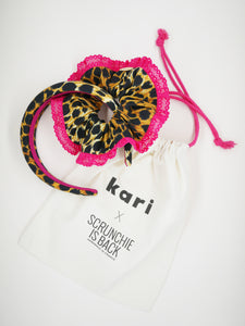 Chouchou léopard Kari X Scrunchie is back