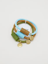 ELASTICHOUS® Trio (camel, olive, bleu ciel)