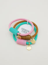 ELASTICHOUS® Trio (camel, turquoise, rose)