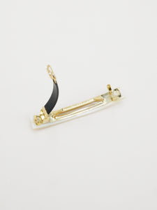 Barrette acétate 6,5 cm (4 coloris)