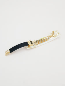 Barrette acétate 9 cm (4 coloris)