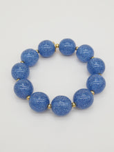 Bichou perles rondes pailletées et dorées (7 coloris)