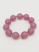 Bichou perles rondes pailletées et dorées (7 coloris)
