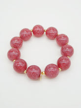 Bichou perles rondes pailletées et dorées (7 coloris)