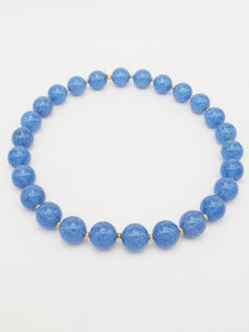Bichou perles rondes pailletées et dorées (7 coloris)
