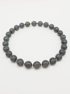 Bichou perles rondes pailletées et dorées (7 coloris)
