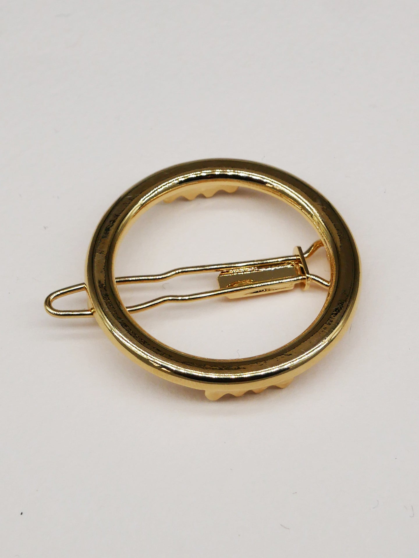 Barrette ronde lisse - Little Alice (3,5 cm)
