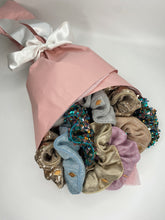 Chouchou tricot bleu - Tamara