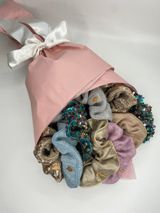 Chouchou tricot camel - Tamara