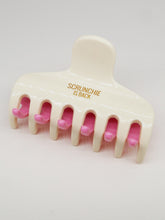 Pince bi-colore - Rose clair & Vanille (2 tailles)