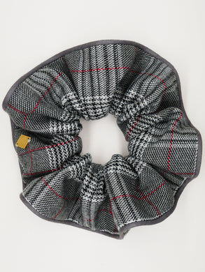 Chouchou tartan gris - Enora