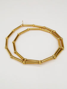 Bichou collier - Tige dorée