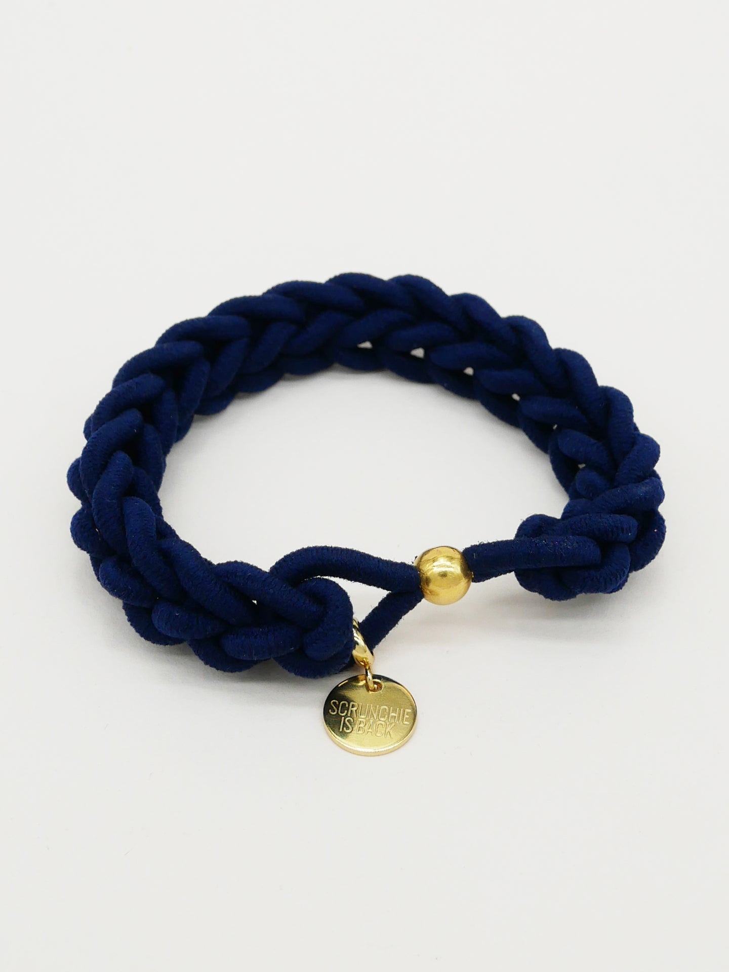 Elastichou tissé - Bleu marine