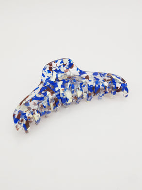 Pince multi - Bleu, écru et chocolat