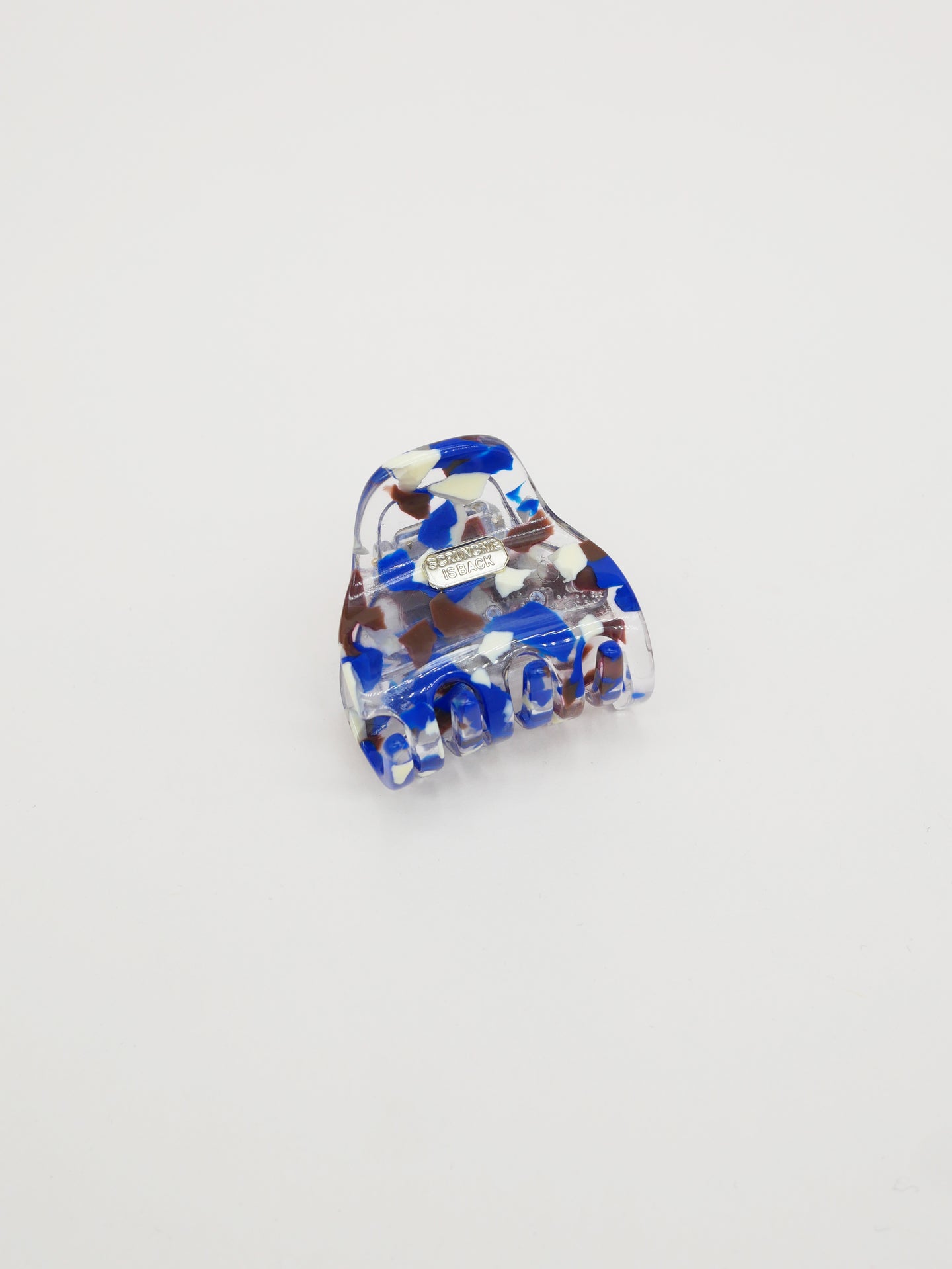 Pince multi - Bleu, écru et chocolat