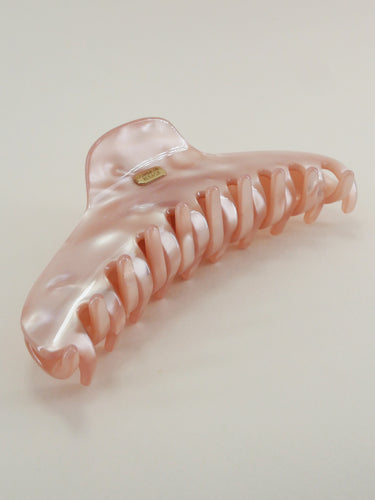 Pince nacrée Juliette - rose 12 cm