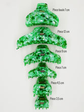 Pince Margaux - Vert pomme 7 cm