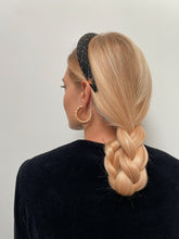 Serre-tête tweed noir - Linda