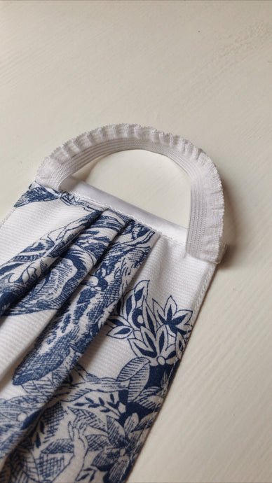 Masque toile de jouy