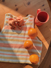 Barrette noeud Camille - Orange