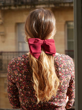 Barrette noeud Camille - Bordeaux
