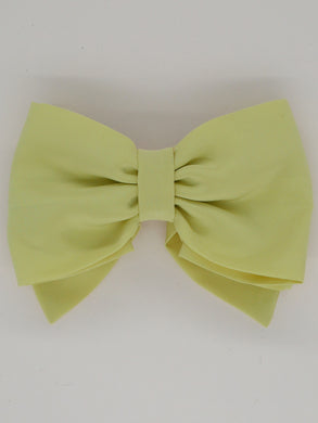 Barrette noeud Camille - Jaune