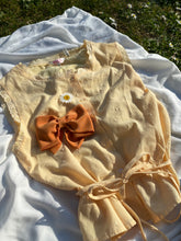 Barrette noeud Camille - Orange