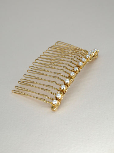 Peigne perles nacrées - Iryna